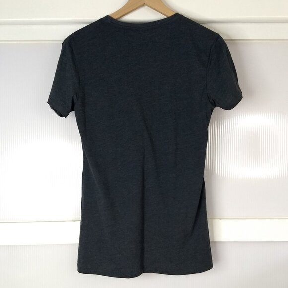 Don't Trust the Pilgrims Chive Tees Charcoal Gray Tee Addams Family Wednesday - Picture 3 of 6